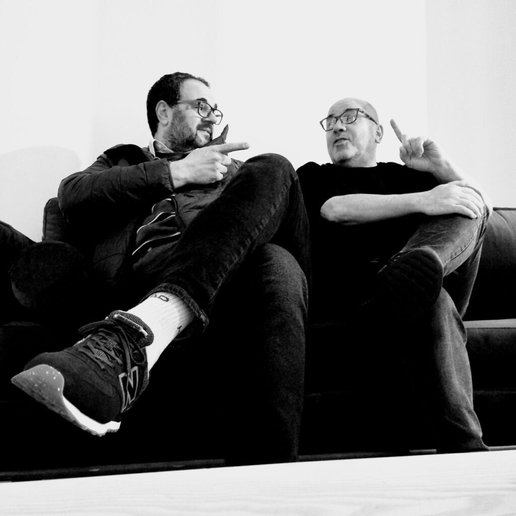 Pol Sunyer y el Chef Aldo Sili, de Bruno Gourmet